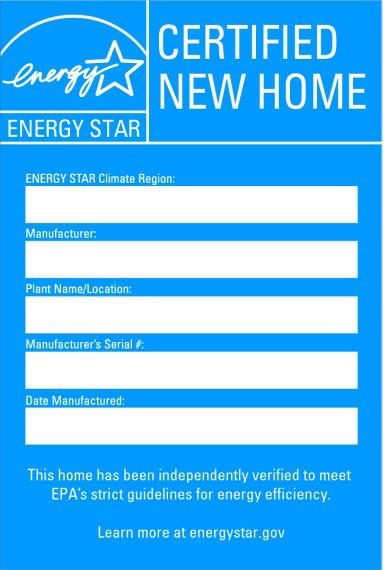Energy Star Manufactured Home